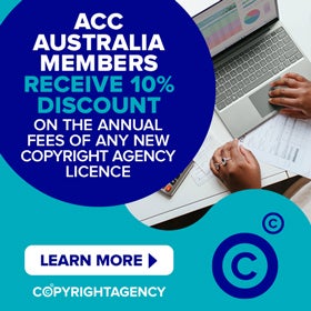 Copyright Agency Website Banner