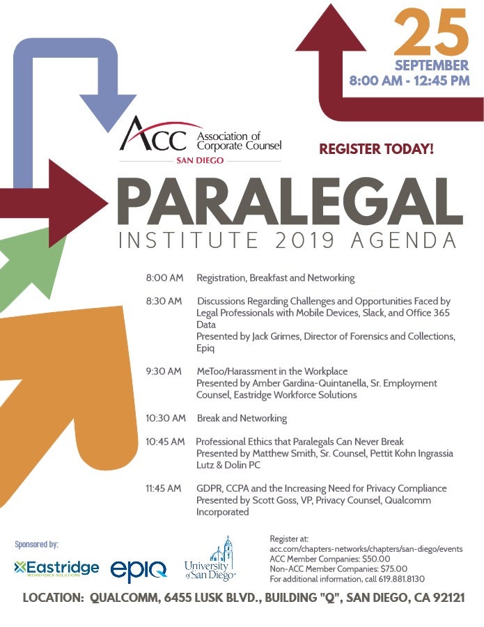 Paralegal Agenda