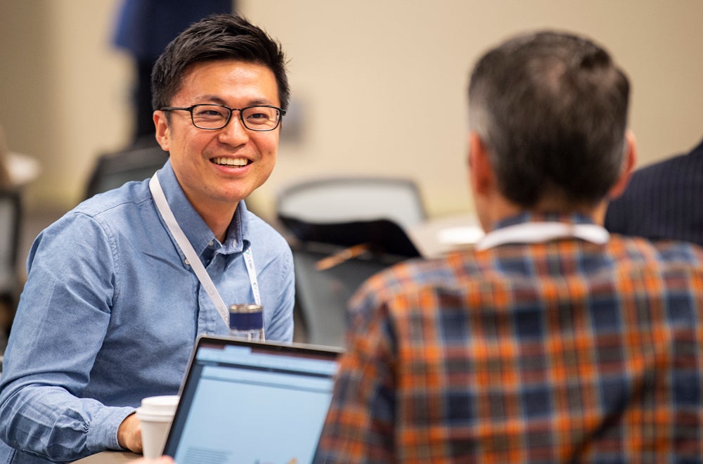 people working on computers