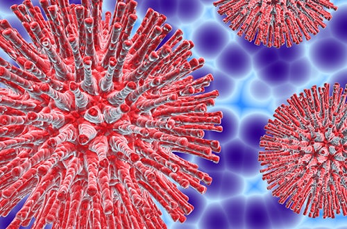 Depiction of a virus