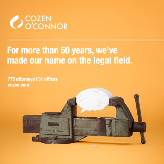Cozen O'Connor banner ad