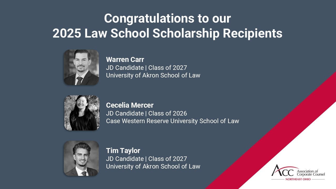 2025 ACC NEO Scholarship winners