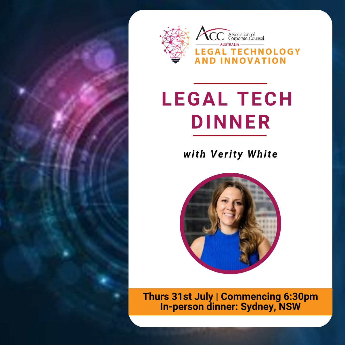 LTIC Dinner - Verity